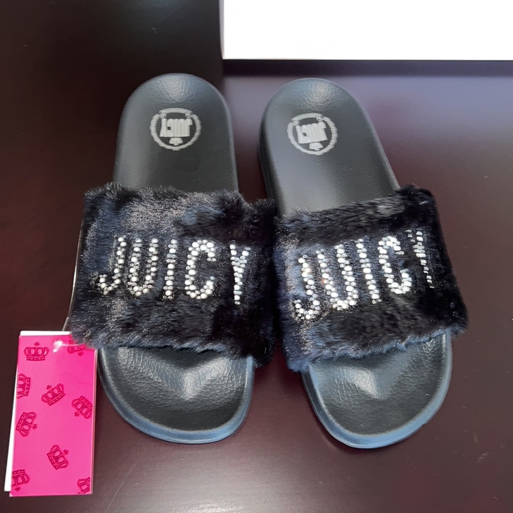Juicy slippers size 7 - Picture 2 of 5